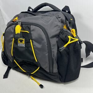 MOUNTAINSMITH Hiking Lumbar Waist Bag Crossbody Pack Fanny Nylon Gray
